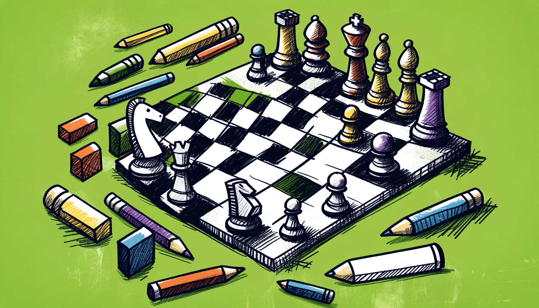 Abstract games for kids - educational board games