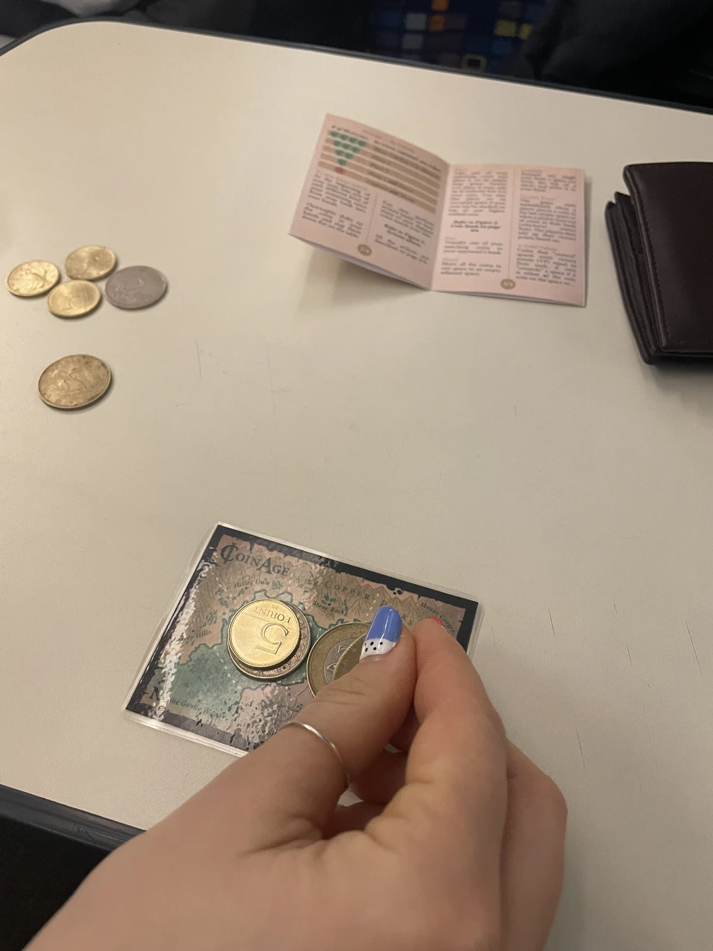 Playing Coin Age on the train - the ultimate test of portability