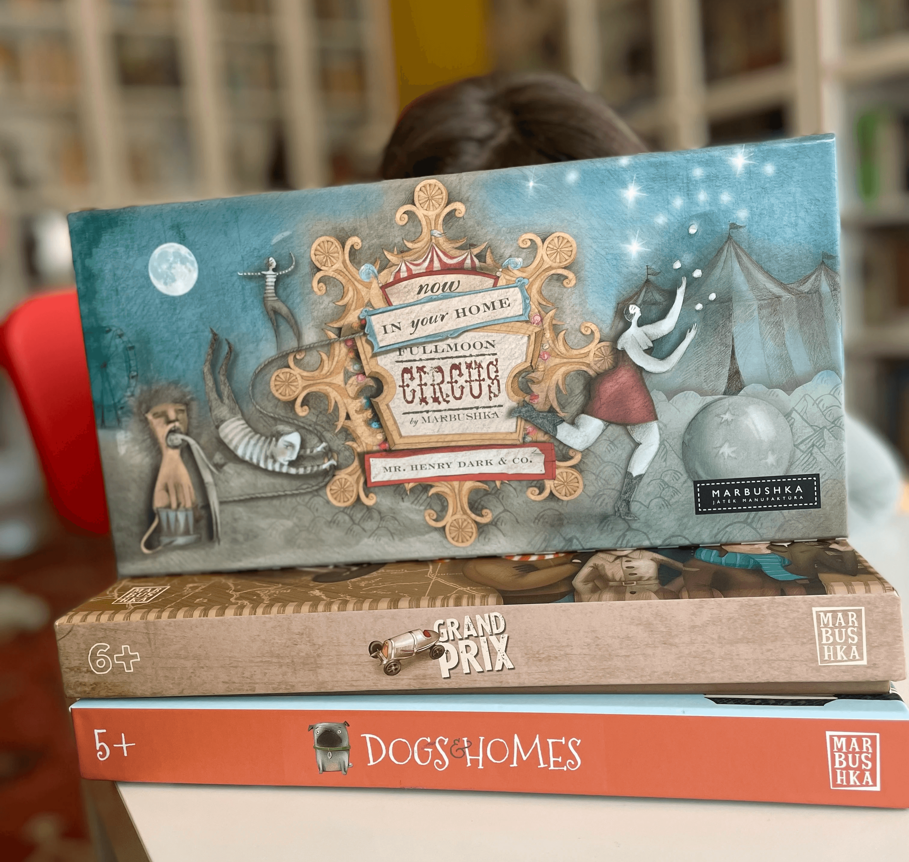 Full Moon Circus board game by Marbushka