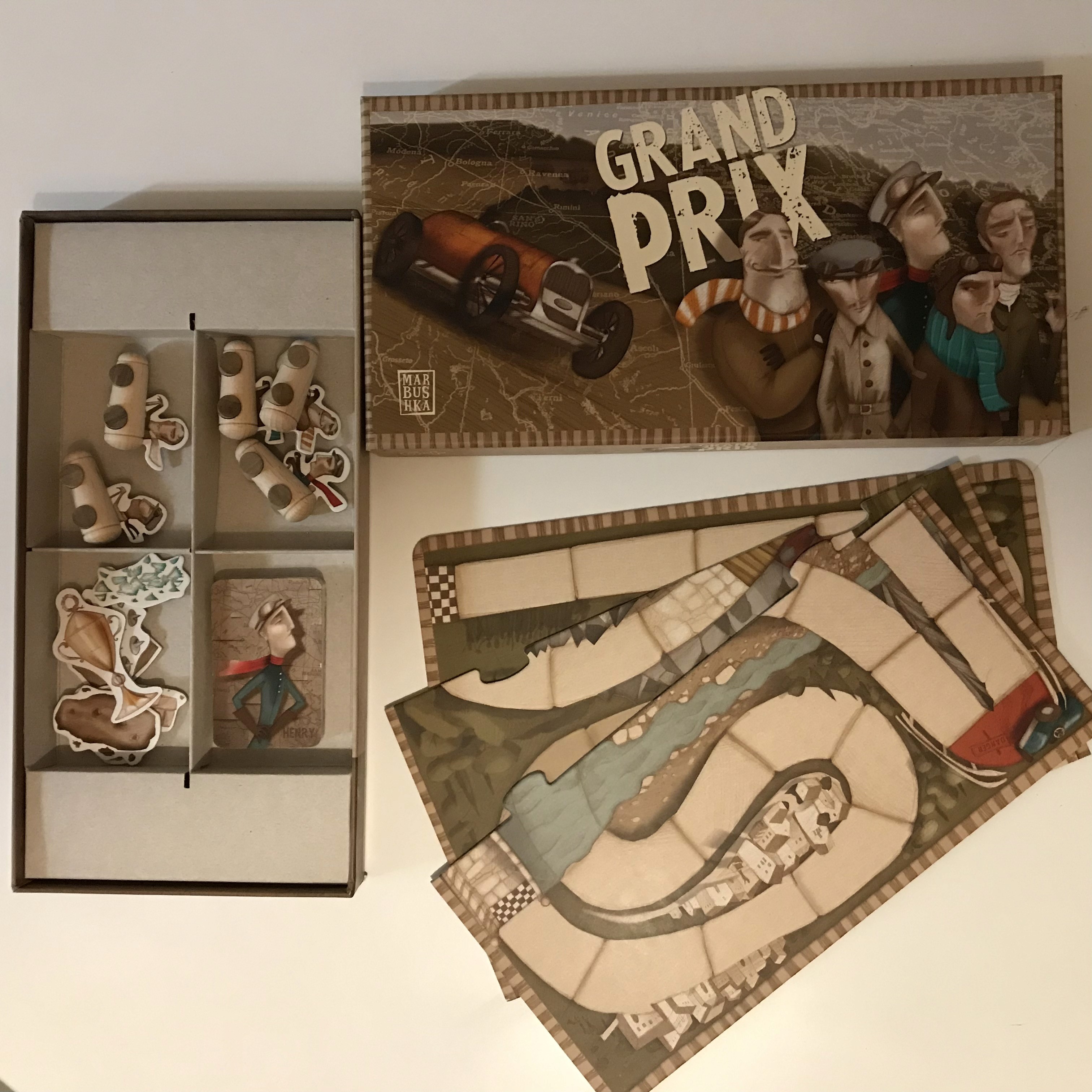 Grand Prix board game by Marbushka