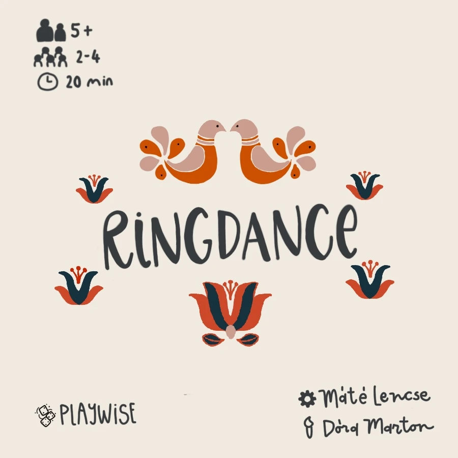 Ringdance card game showing dancers spinning around players