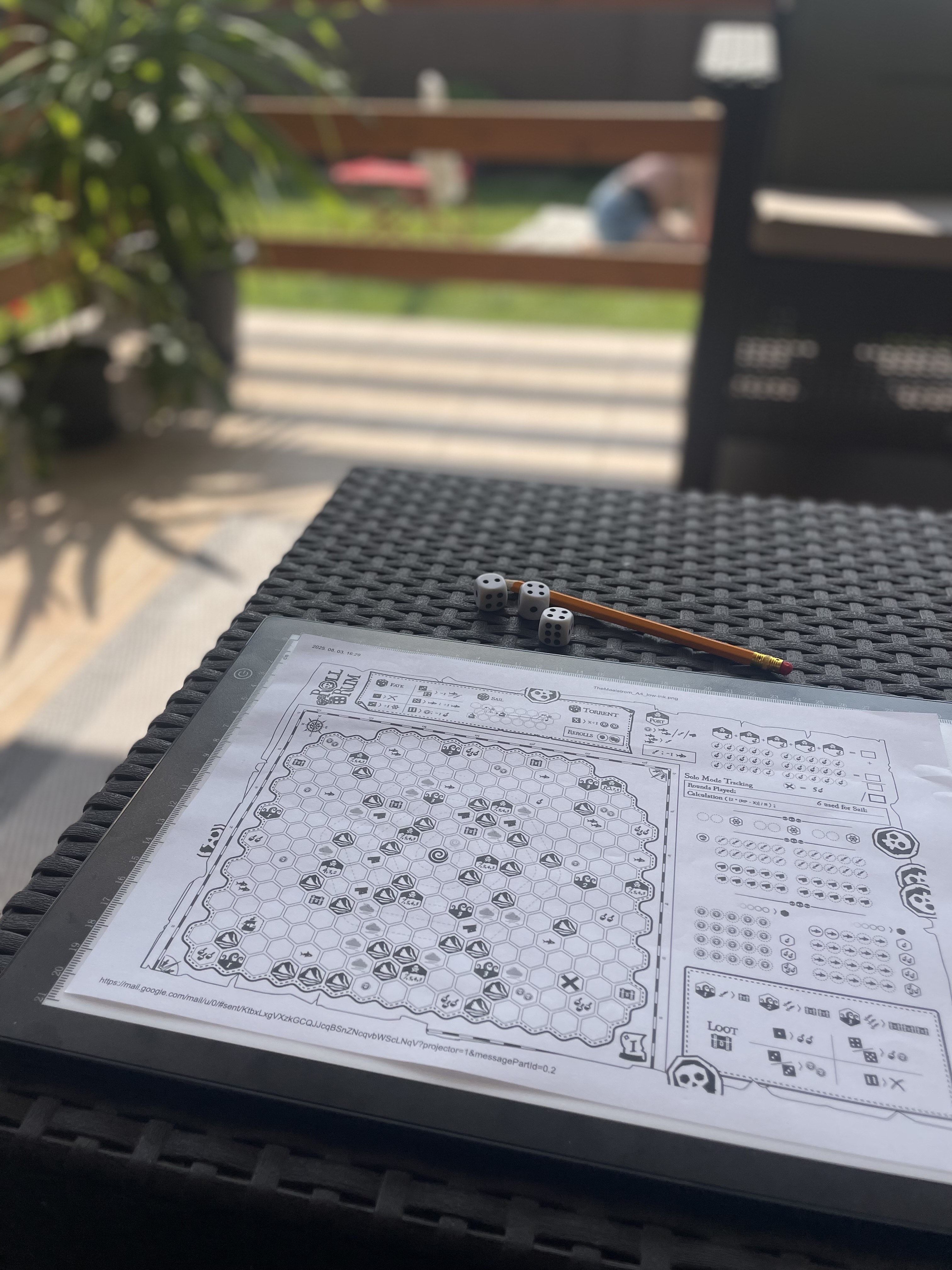 Roll 4 Rum simple setup showing minimal components needed