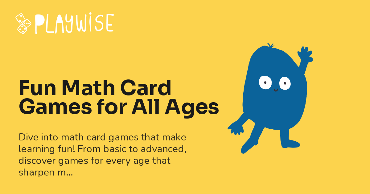 Fun Math Card Games for All Ages