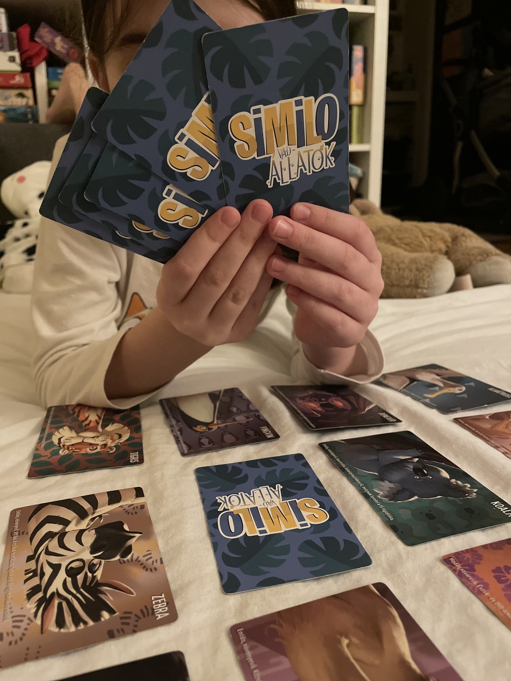 Board gaming is part of the evening routine